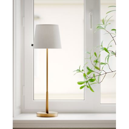 ByRydens - Tischlampe LUMI 1xE27/8W/230V weiß/gold 68,5 cm