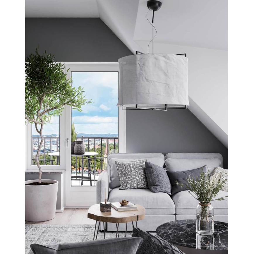 ByRydens - Hängeleuchte mit Kabel SOFTY 1xE27/5W/230V