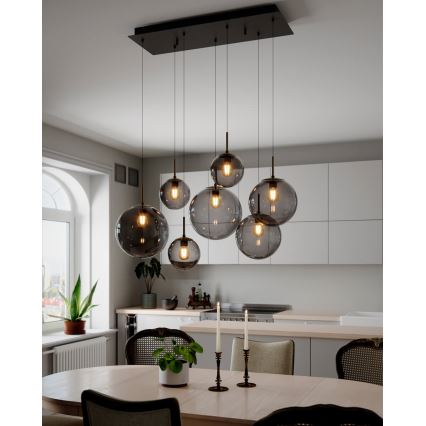 ByRydens - Hängeleuchte mit Kabel LAURA 7xE27/8W/230V