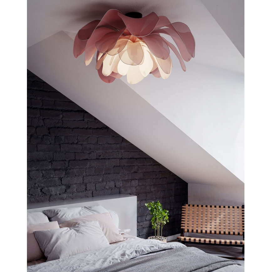 ByRydens - Aufgesetzte Deckenleuchte LOU LOU 1xE27/8W/230V rosa