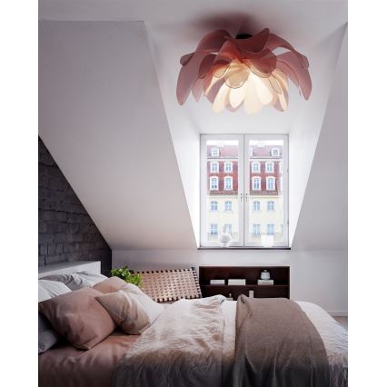 ByRydens - Aufgesetzte Deckenleuchte LOU LOU 1xE27/8W/230V rosa