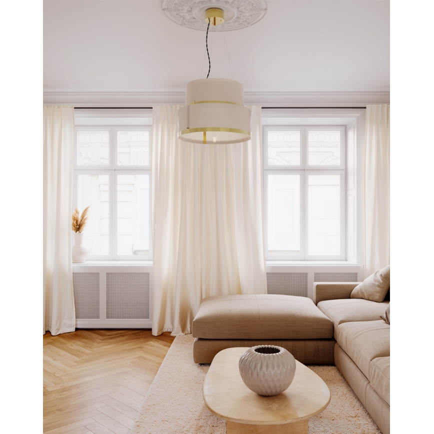 ByRydens - Pendelleuchte MARCEL mit Kabel 2xE27/8W/230V