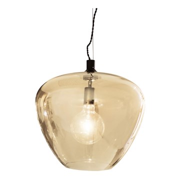 ByRydens - Hängeleuchte BELLISSIMO 1xE27/8W/230V rauchig/braun d 40 cm