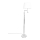 ByRydens - LED Stehlampe ORLANDO 1xE27/5W/230V + LED/3W weiß/glänzender Chrom Ø 36 cm