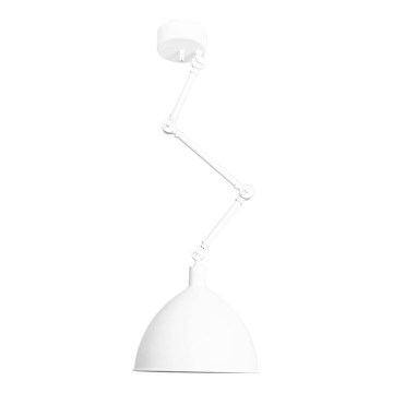 ByRydens - Pendelleuchte mit Stange BAZAR 1xE27/5W/230V weiß
