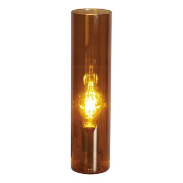 ByRydens - Tischlampe FLAKE 1xE27/5W/230V braun/rauchfarben