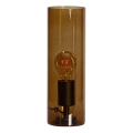 ByRydens - Tischlampe FLAKE 1xE27/8W/230V braun/rauchfarben