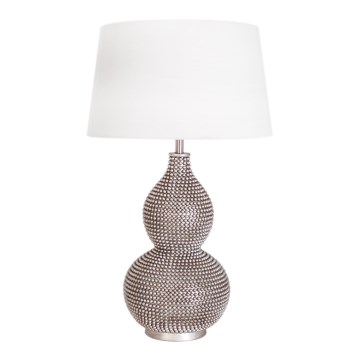 ByRydens - Tischlampe LOFTY 1xE27/5W/230V weiß/silber