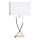 ByRydens - Tischlampe OMEGA 1xE27/5W/230V weiß/messing