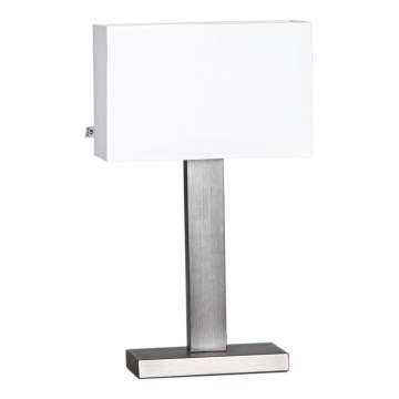ByRydens - Tischlampe PRIME 1xE27/5W/230V weiß/mattchrom