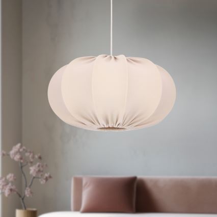 CAFEE Hängeleuchte 1xE27/40W/230V Ø 52 cm beige