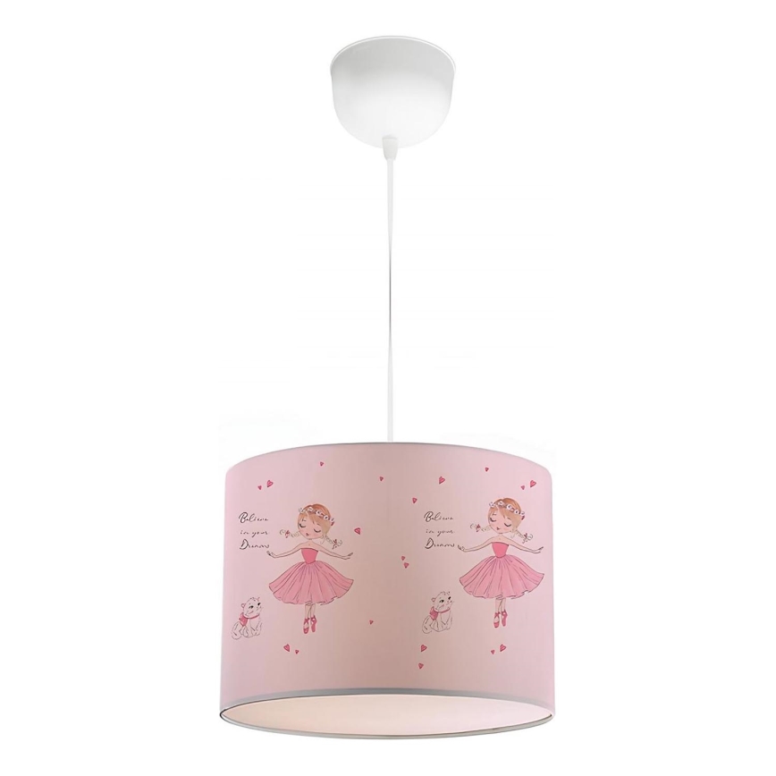 CANDY Kinderleuchte 1xE27/40W/230V in Rosa