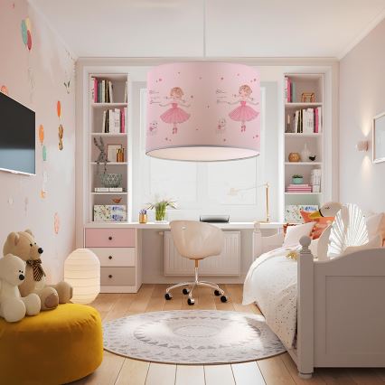 CANDY Kinderleuchte 1xE27/40W/230V in Rosa