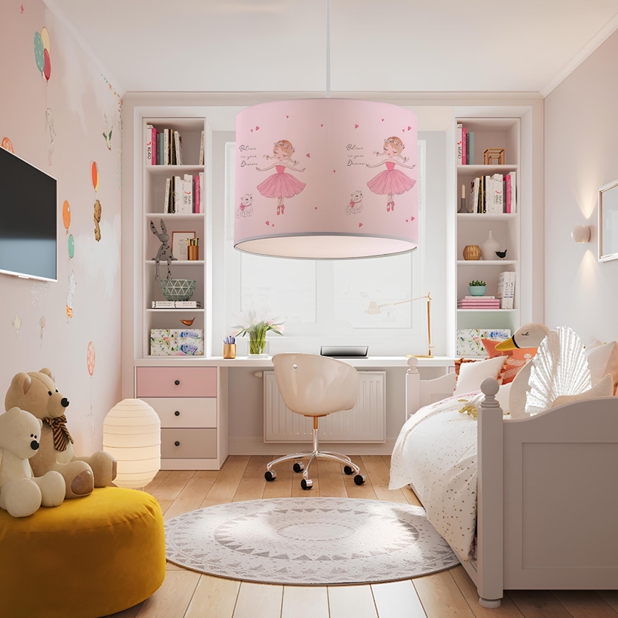 CANDY Kinderleuchte 1xE27/40W/230V in Rosa