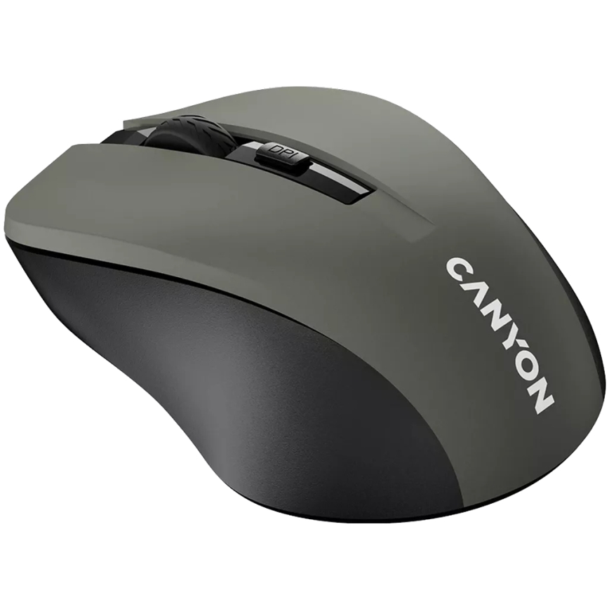 Canyon - Kabellose Maus 800/1000/1200 DPI 2xAAA grau