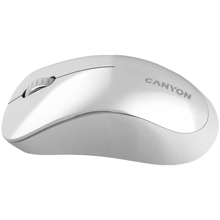 Canyon - Kabellose optische Maus mit Sensor Pixart MW 1200 DPI 2xAAA weiß