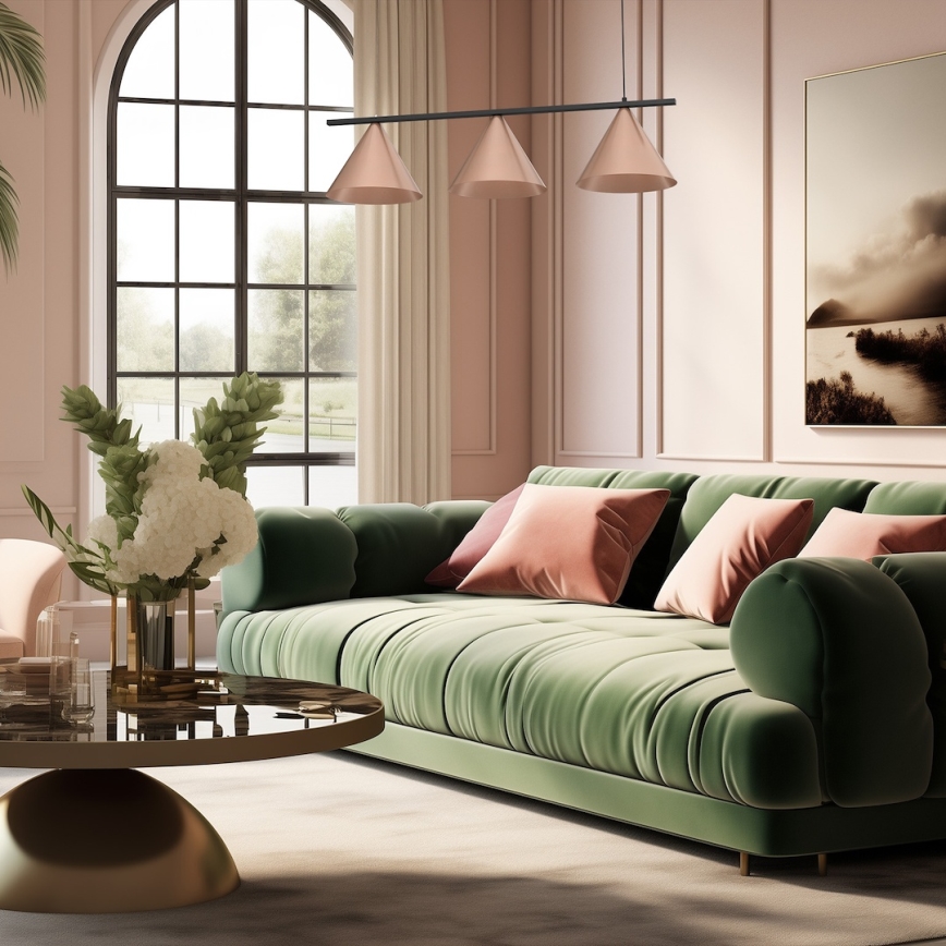 CAPITAL Pendelleuchte mit Drahtseil, 3x GX53/15W/230V, kupferfarben