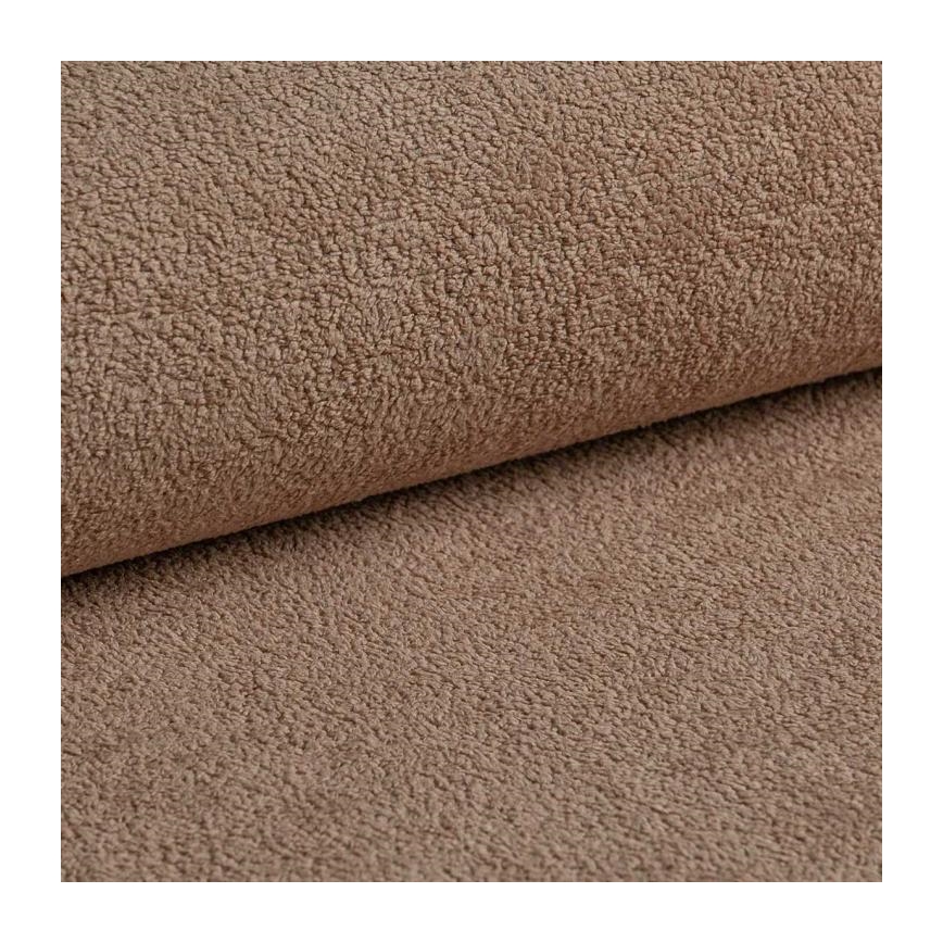 CASTELO Ecksofa mit Schlaffunktion und Stauraum, L‑Form, rechts, beige