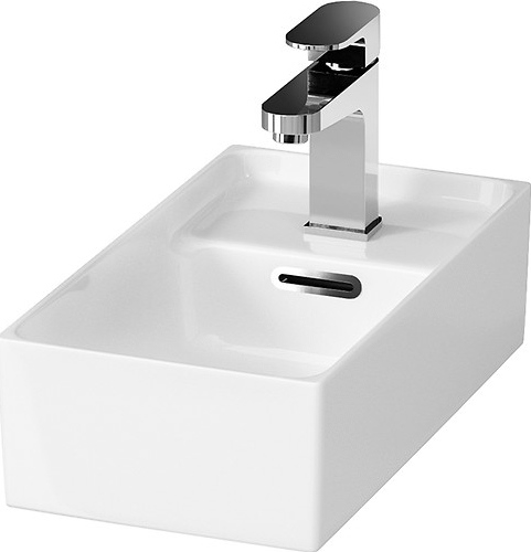 Cersanit K114-004 - Aufsatzwaschbecken CREA 22x40 cm Keramik/glänzend weiß