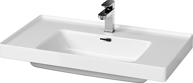 Cersanit K114-017 - Einbauwaschbecken CREA 44,5x80,5 cm Keramik/glänzend weiß