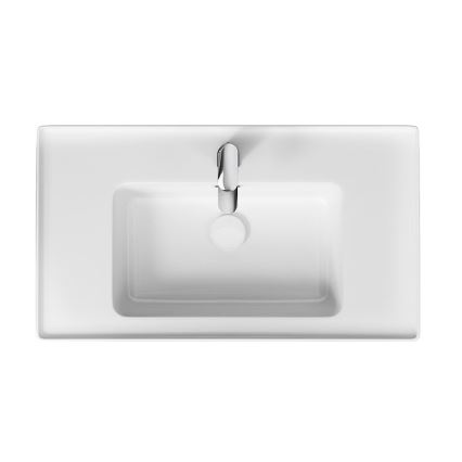 Cersanit K114-017 - Einbauwaschbecken CREA 44,5x80,5 cm Keramik/glänzend weiß