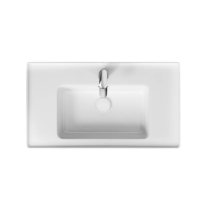 Cersanit K114-017 - Einbauwaschbecken CREA 44,5x80,5 cm Keramik/glänzend weiß