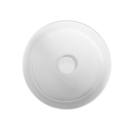 Cersanit K114-020 - Aufsatzwaschbecken CREA d 38 cm Keramik/glänzend weiß