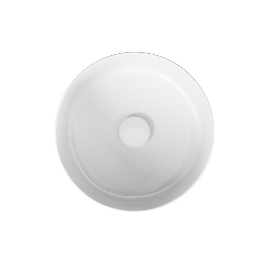Cersanit K114-020 - Aufsatzwaschbecken CREA d 38 cm Keramik/glänzend weiß