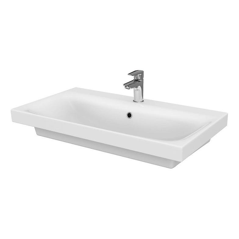 Cersanit K116-013 - Einbauwaschbecken MODUO 45x80 cm Keramik/glänzend weiß
