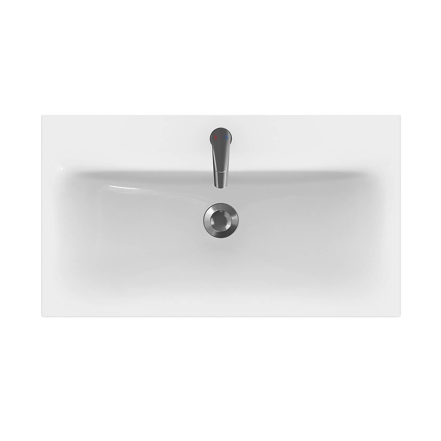 Cersanit K116-013 - Einbauwaschbecken MODUO 45x80 cm Keramik/glänzend weiß