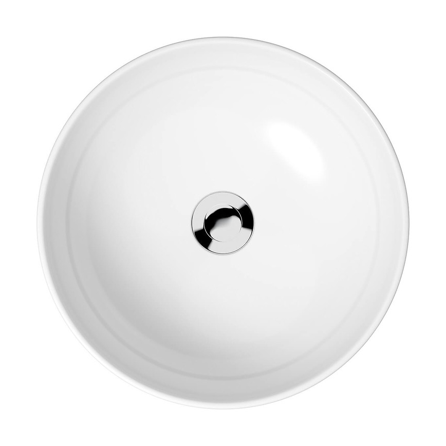 Cersanit K116-048 - Aufsatzwaschbecken MODUO d 40 cm Keramik/glänzend weiß