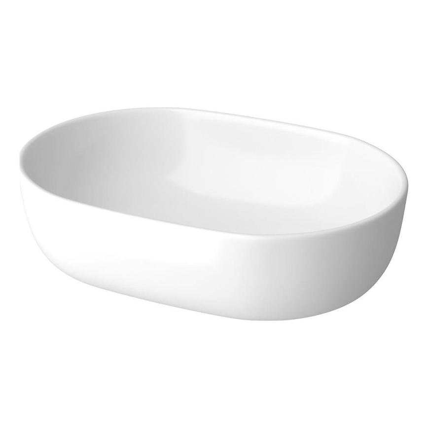 Cersanit K116-049 - Aufsatzwaschbecken MODUO 35,5x50 cm Keramik/glänzend weiß