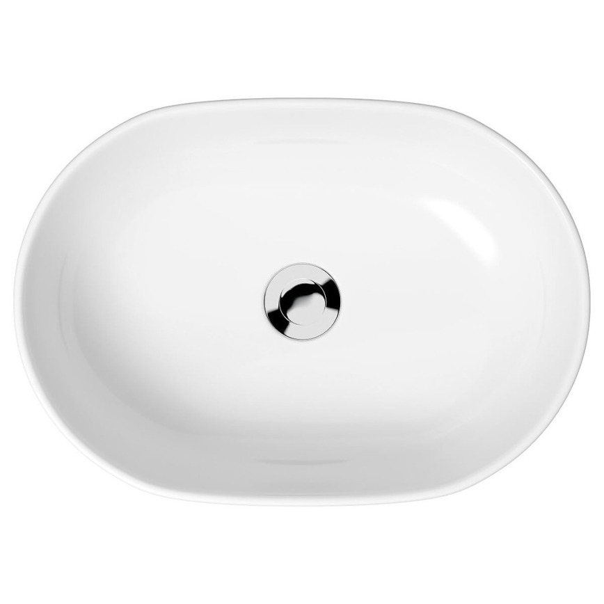 Cersanit K116-049 - Aufsatzwaschbecken MODUO 35,5x50 cm Keramik/glänzend weiß