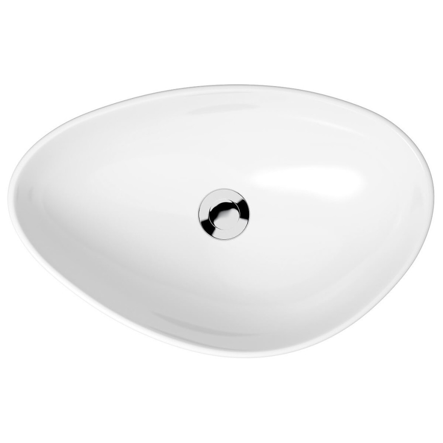 Cersanit K116-052 - Aufsatzwaschbecken MODUO 36,5x56,5 cm Keramik/glänzend weiß