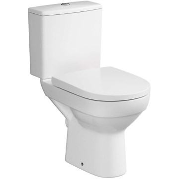 Cersanit K35-035 - Stand-WC mit Toilettensitz CITY Keramik/weiß