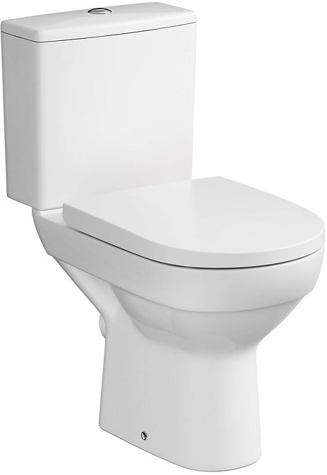 Cersanit K35-035 - Stand-WC mit Toilettensitz CITY Keramik/weiß