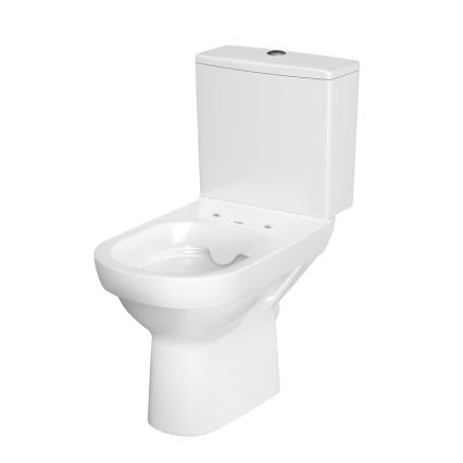 Cersanit K35-035 - Stand-WC mit Toilettensitz CITY Keramik/weiß