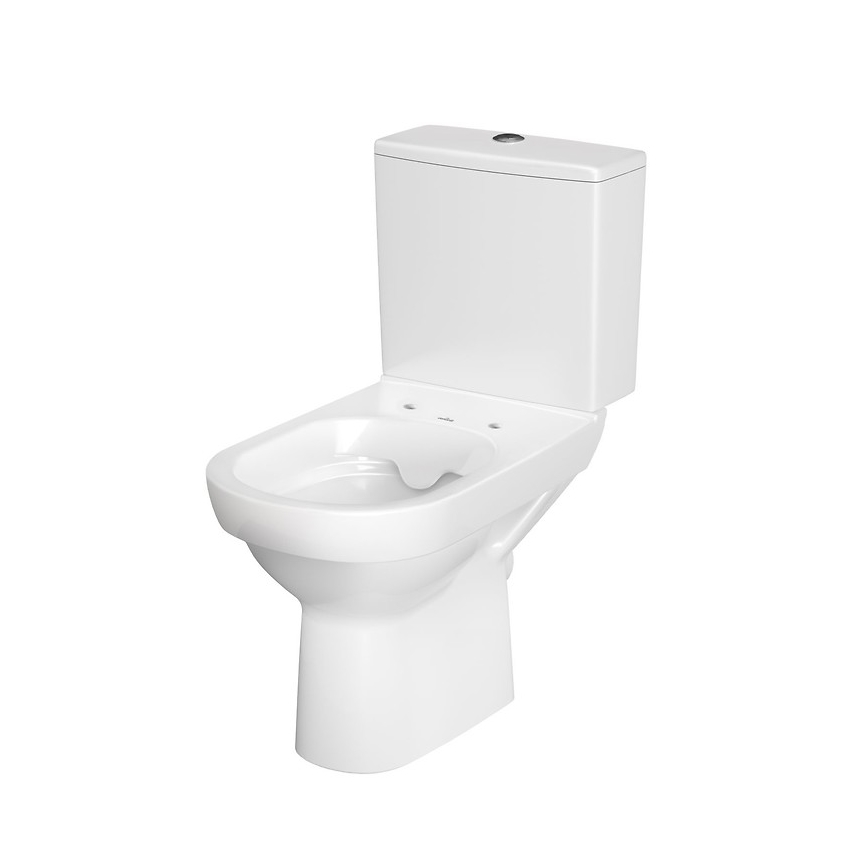 Cersanit K35-035 - Stand-WC mit Toilettensitz CITY Keramik/weiß