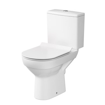 Cersanit K35-037 - Stand-WC mit Toilettensitz CITY Keramik/weiß
