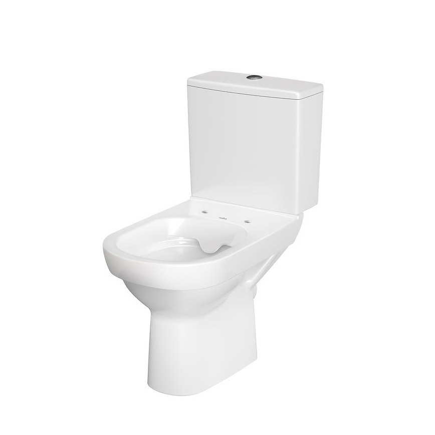 Cersanit K35-037 - Stand-WC mit Toilettensitz CITY Keramik/weiß