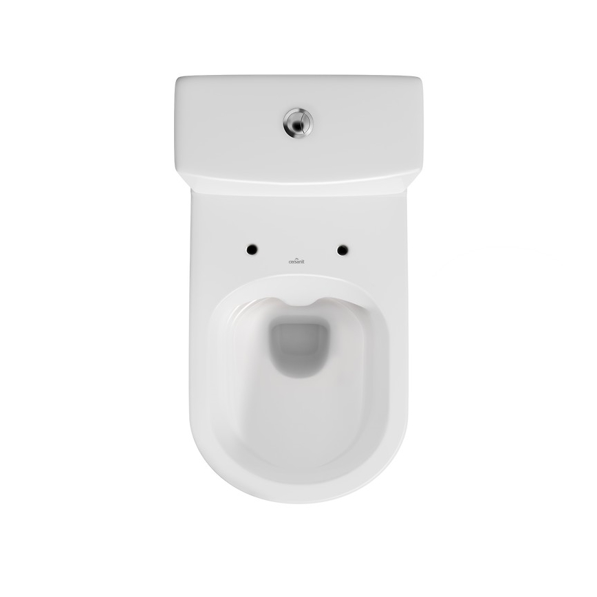 Cersanit K35-037 - Stand-WC mit Toilettensitz CITY Keramik/weiß