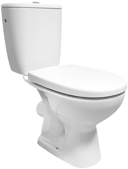 Cersanit K667-052 - Stand-WC mit Sitz ARTECO Keramik/Weiß