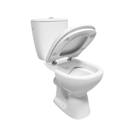 Cersanit K667-052 - Stand-WC mit Sitz ARTECO Keramik/Weiß