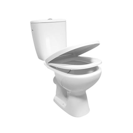 Cersanit K667-052 - Stand-WC mit Sitz ARTECO Keramik/Weiß