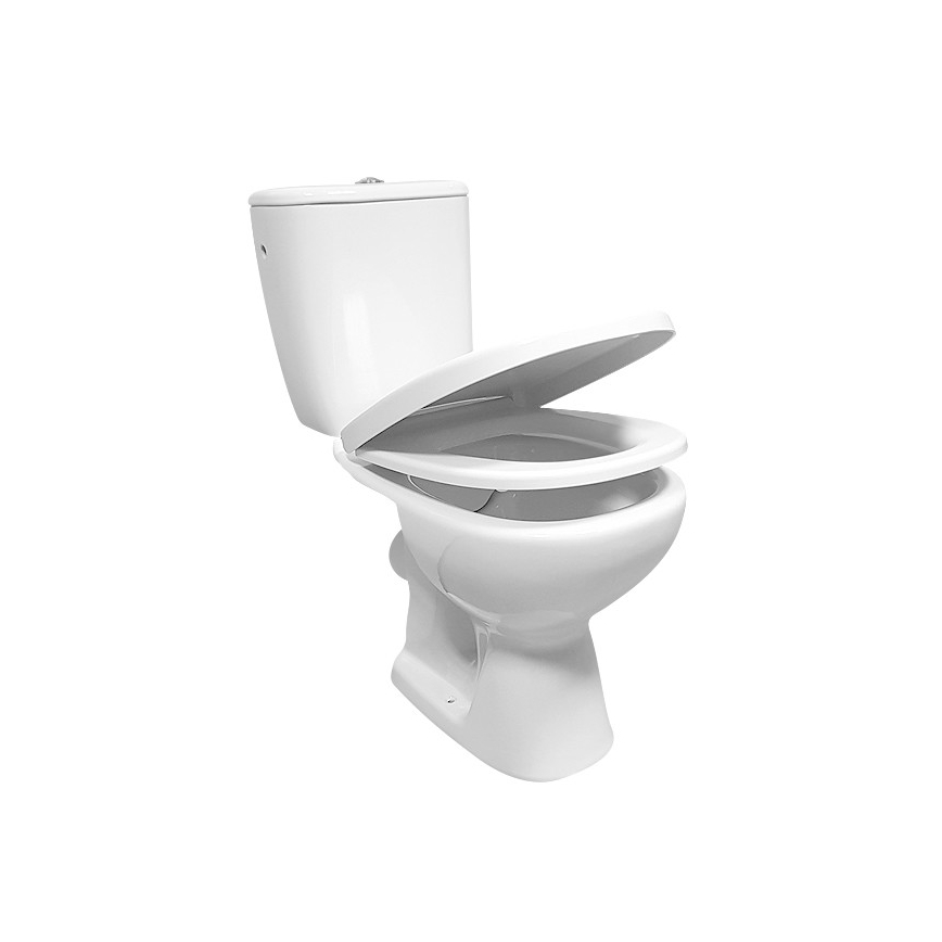 Cersanit K667-052 - Stand-WC mit Sitz ARTECO Keramik/Weiß