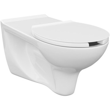 Cersanit K670-002 - Barrierefreies, wandhängendes WC ETIUDA Keramik/weiß