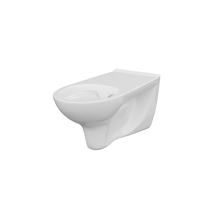 Cersanit K670-002 - Barrierefreies, wandhängendes WC ETIUDA Keramik/weiß