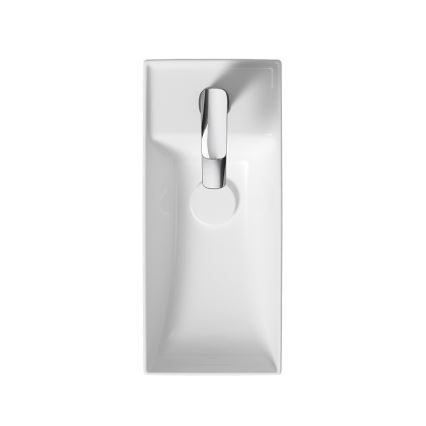 Cersanit K677-005 - Aufsatzwaschbecken LARGA 22x50 cm Keramik/glänzend weiß