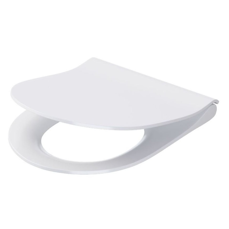 Cersanit K701-104 - Wand-WC CITY OVAL mit WC-Sitz, Keramik/weiß