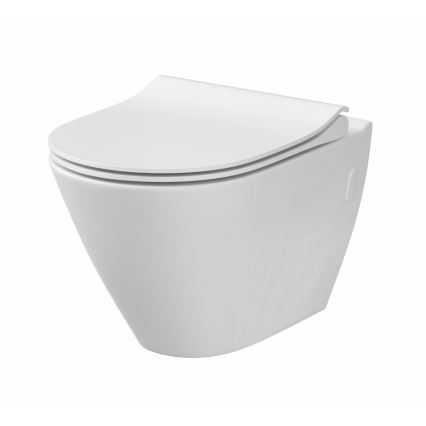 Cersanit K98-0146 - Toilettensitz CITY OVAL SoftClose weiß